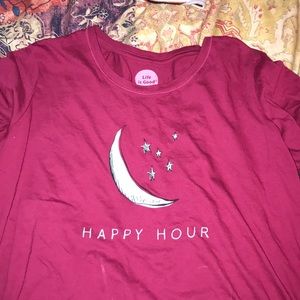 woman’s large life is good shirt:)